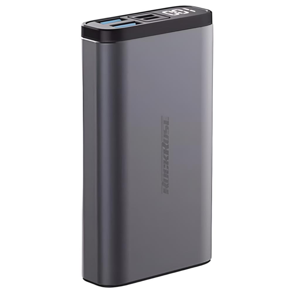 Rockrose Assassin 10 Pro Power Bank 10000mAh 3 Ports - Grey