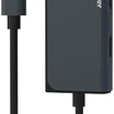 Rockrose Nexus CCA 3 in 1 USB-C & 3.5mm Audio Adapter - Grey