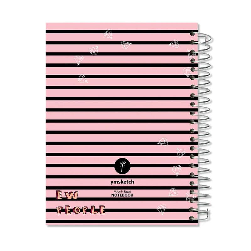 دفتر ملاحظات يونيكورن - مقاس A4 (سلك)