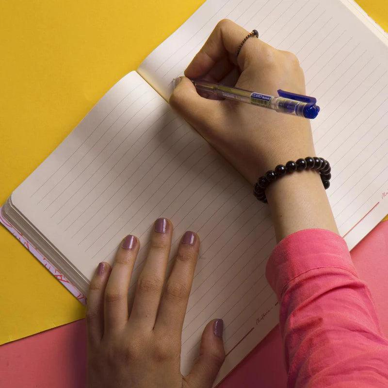 دفتر ملاحظات مطاطي Good Vibes مقاس A6