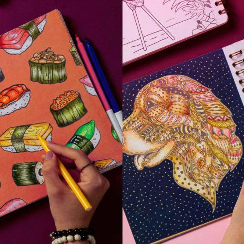 كتاب تلوين حجم كبير