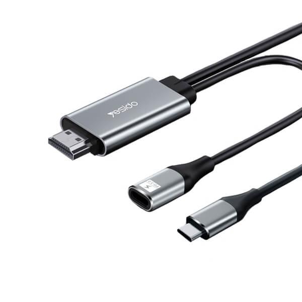 YESIDO USB C to HDMI Adapter 85W Fast Charging