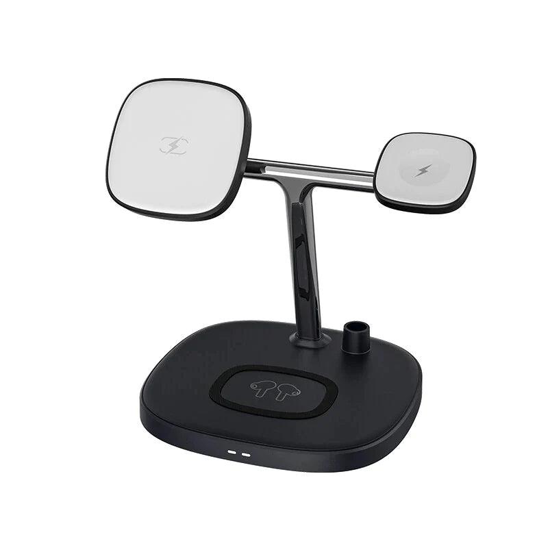 YESIDO Wireless Charger Stand Multi-Device & Safe Charging - Black