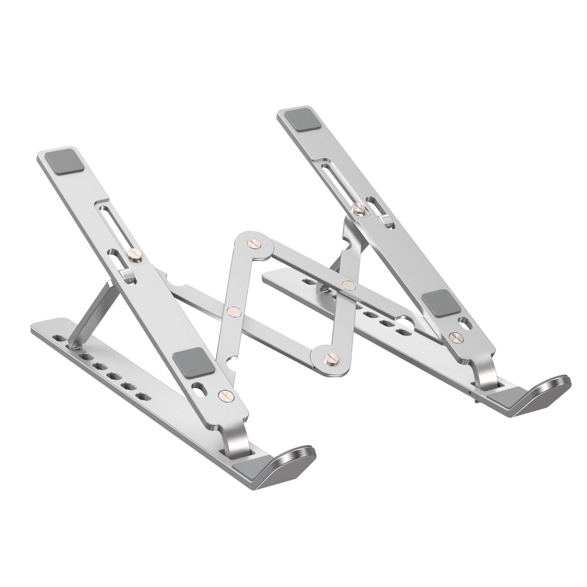 YESIO Adjustable Aluminium Laptop Stand LP01 - Silver