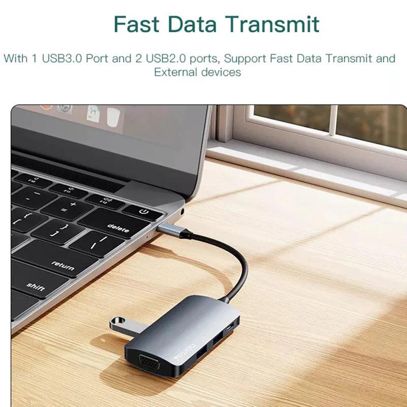 Yesido HB16 7 In 1 Type C Docking Station for Laptops