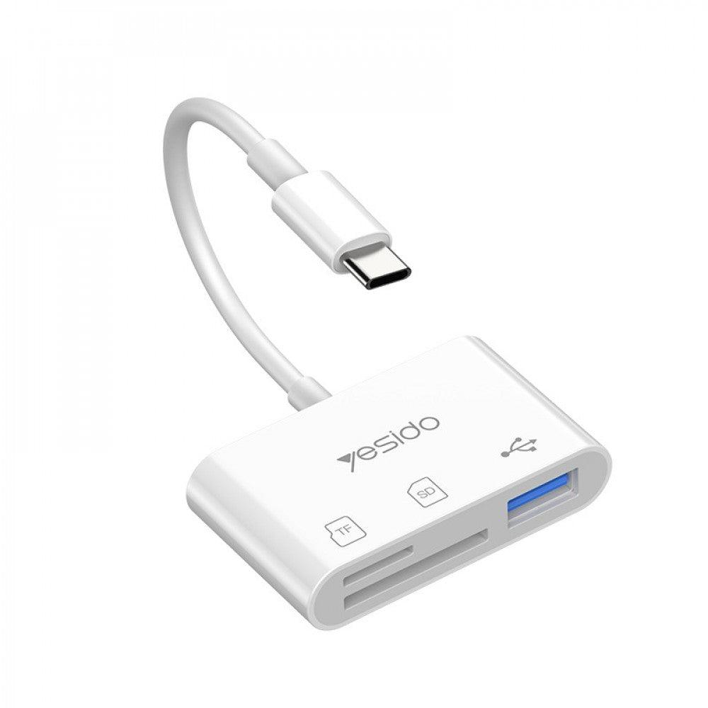 Yesido OTG Adapter GS16 High-Speed Data Transfer - White