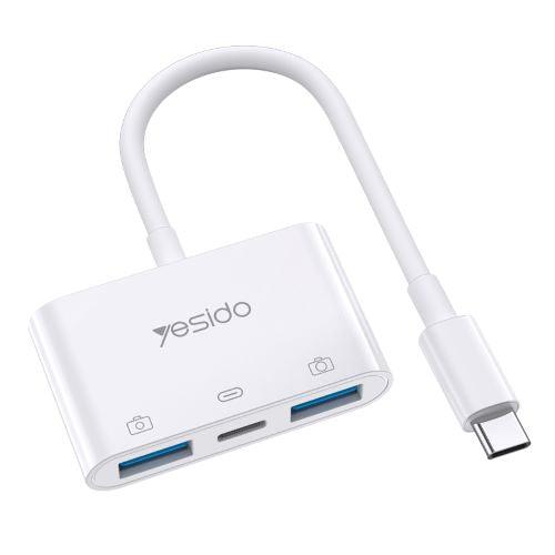 Yesido Type C Multifunctional Charging Cable Compact & Fast – White
