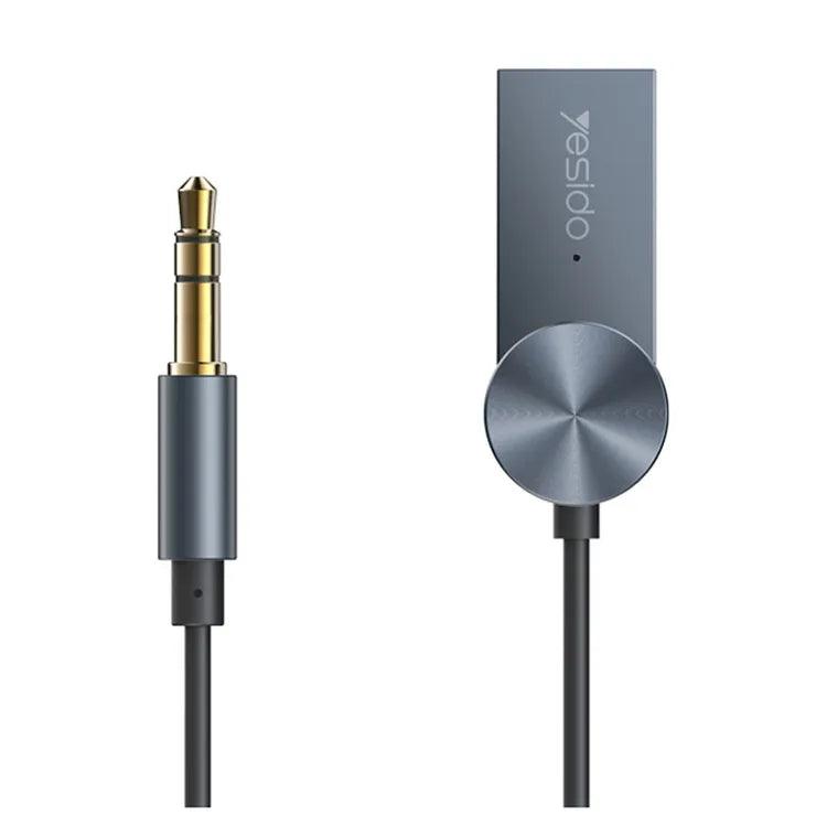 Yesido YAU24 Wireless Car Audio Adapter Bluetooth 5.0 - Grey