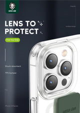 GREEN london with grip protection case iphone 14 pro max