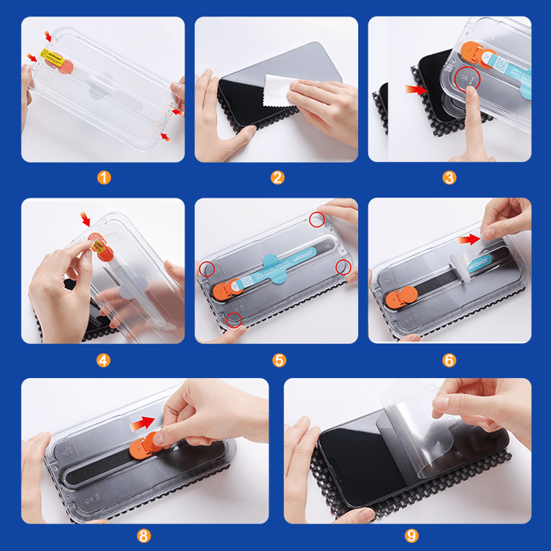 Joyroom Tempered Glass with Mounting Kit for iPhone 13 Pro Max 6.7