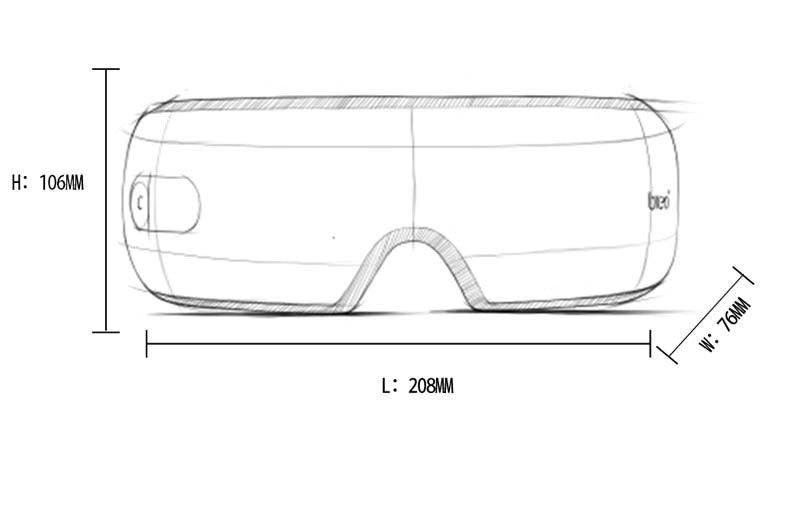 جهاز مساج العينين أي سي 4 من بريو