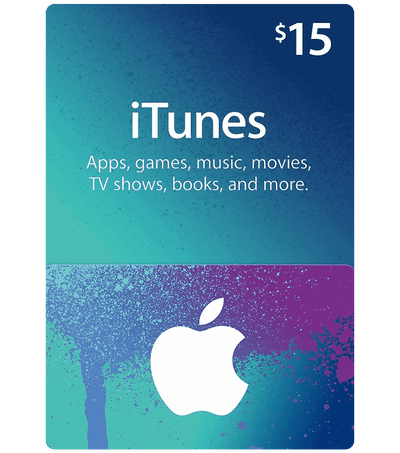 Itunes digital Gift Card 15$ USA
