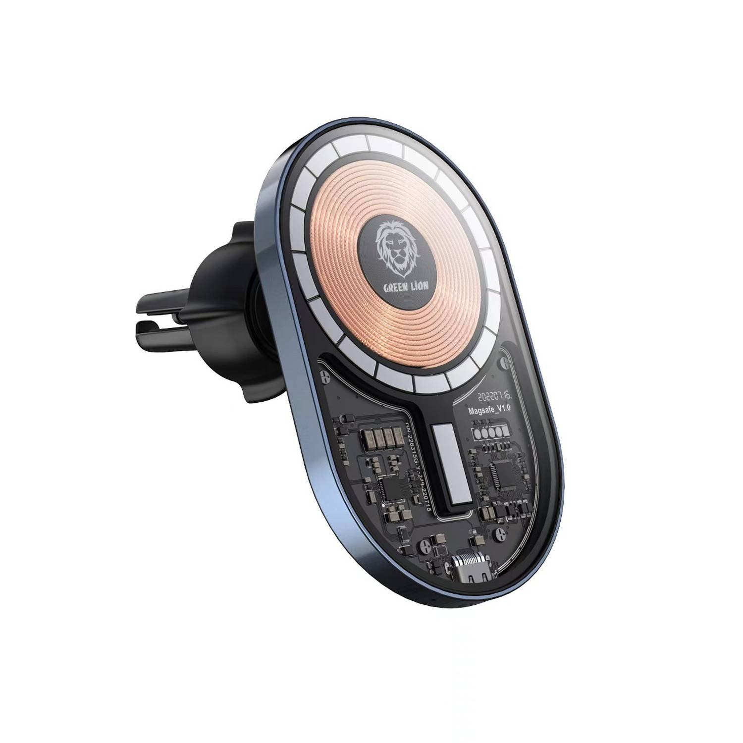 Wireless magnetic car charger Jordan 2026 – Green Lion Anker best car charging Amman