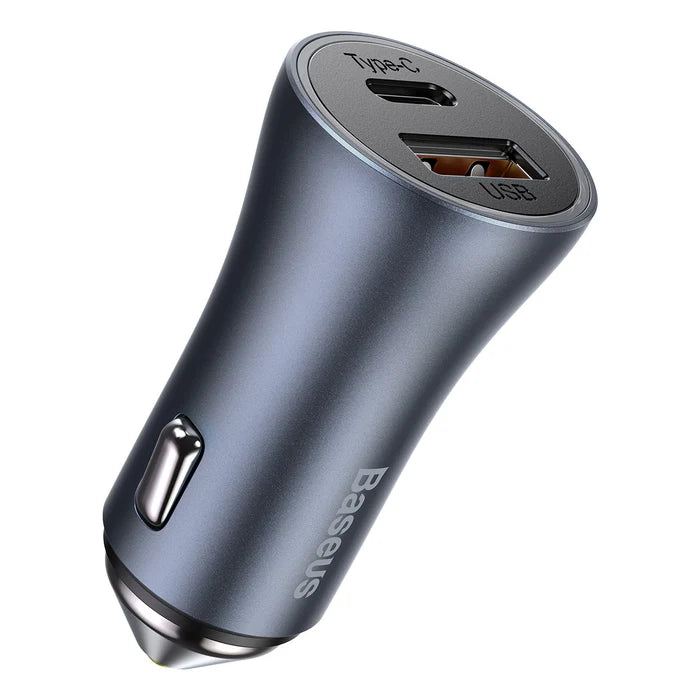 Baseus Golden Contactor Pro Fast Car Charger 40W USB-C/USB