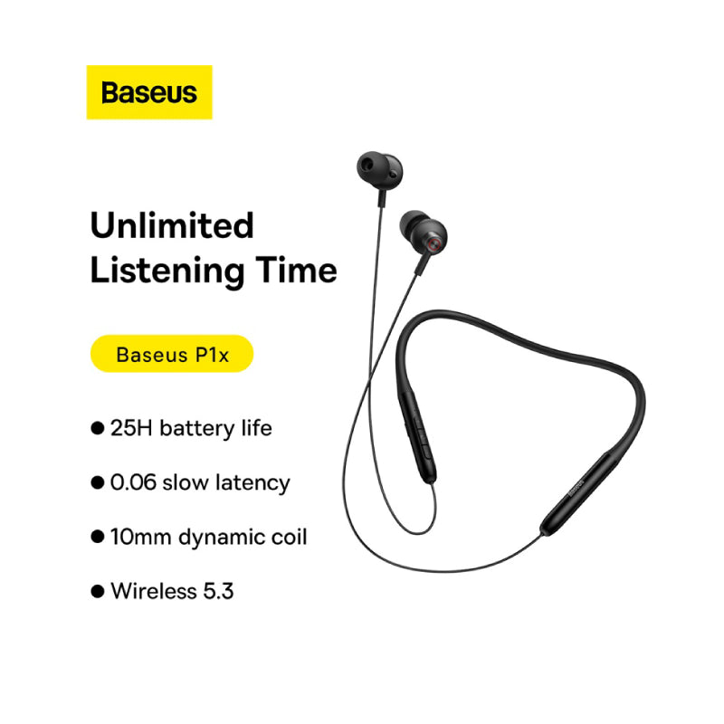 Baseus Bowie P1x In-ear Neckband Wireless Earphones