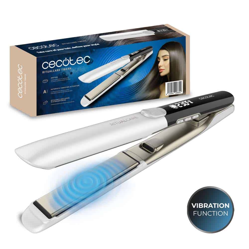 Cecotec RitualCare Twerk Hair Straightener — iMotion Vibration for Perfect Results