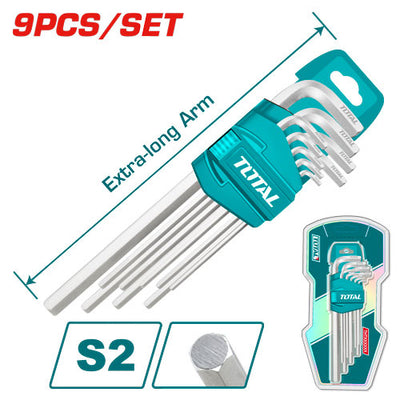 Total Pistol Nut Driver Set 9pcs (THT106192)