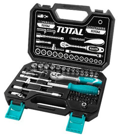 1/4˝ Socket Set | 45-Piece by Total (THT141451)