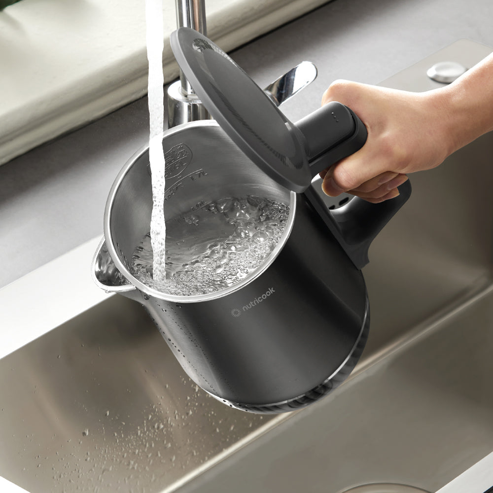 Nutricook NC-USK501 Electric Kettle | 1.7L | 1800W | U-Shape 3D Heating | SUS316 Steel | Silver