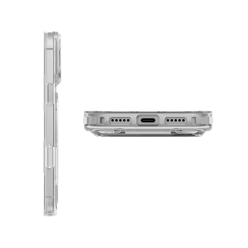 UNIQ Heldro Air iPhone 18 Pro (6.3") MagClick Hybrid Case – Lucent Clear
