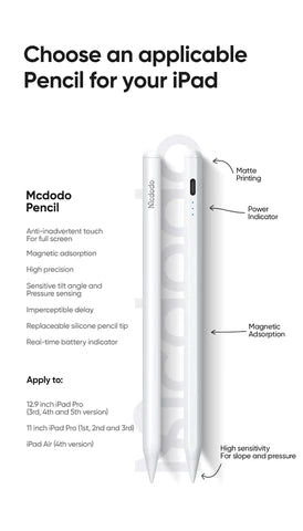 Mcdodo Stylus Pen for iPad  - White