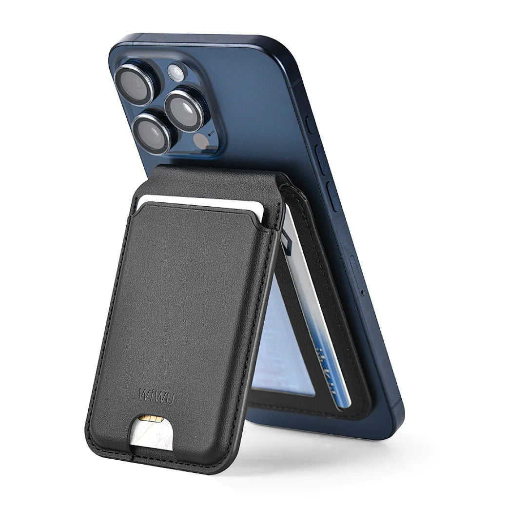 WiWU 2-in-1 Mag Wallet with Strong Phone Stand