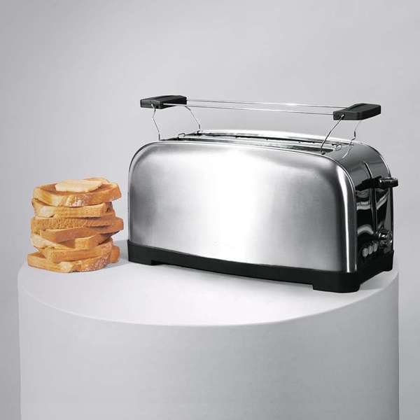 سيسوتيك Toastin' Time 1500 Inox — توستر ستانلس 4 شرائح 1500W للتوست العائلي الفاخر