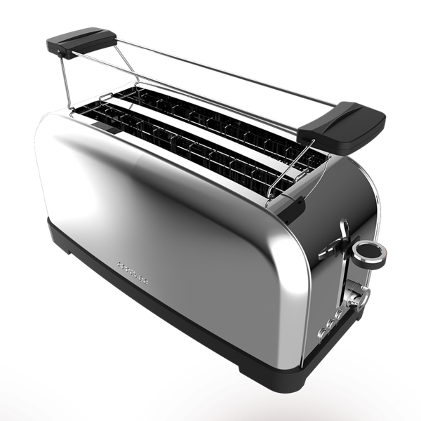 سيسوتيك Toastin' Time 1500 Inox — توستر ستانلس 4 شرائح 1500W للتوست العائلي الفاخر