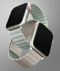 UNIQ Revix Reversible Magnetic Apple Watch Strap 49/45/44/42mm - Sage (Sage/Beige)