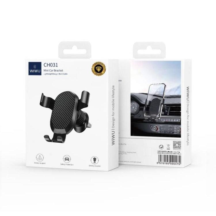 WiWu Mini iPhone Android Car Holder Bracket - Black