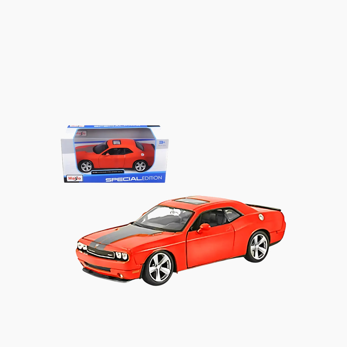 Maisto 2008 Dodge Challenger SRT8 Die-Cast Model Car – 1:24 Scale