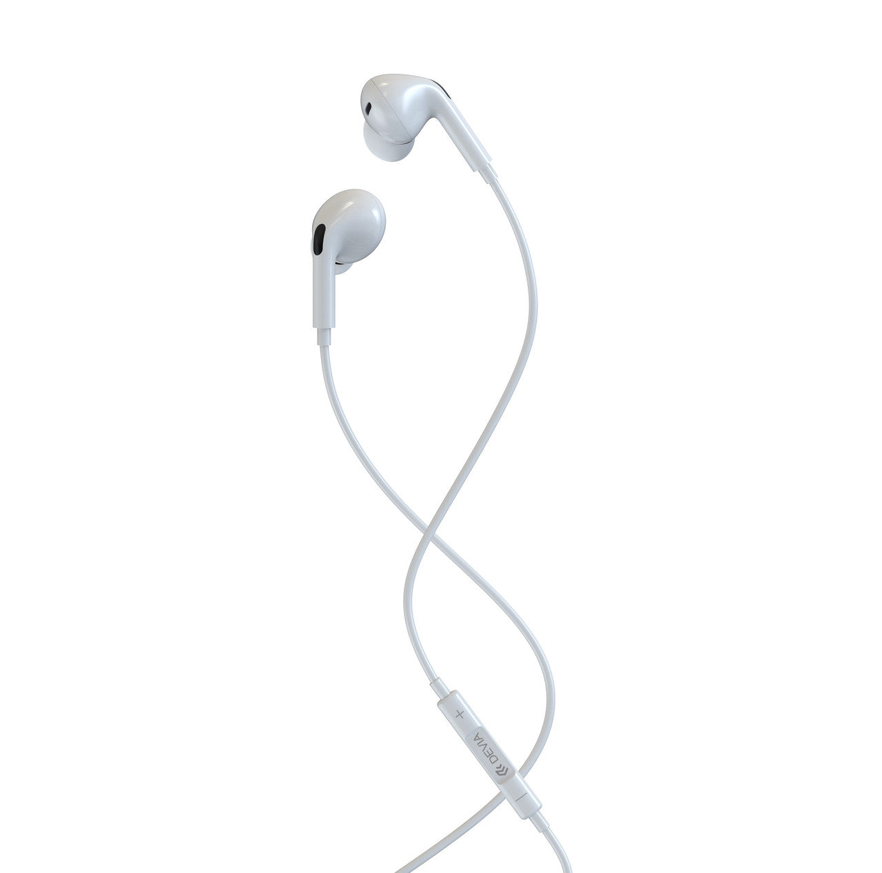 Devia Smart Series In-ear Wired Earbuds Earphone with Type-C - White