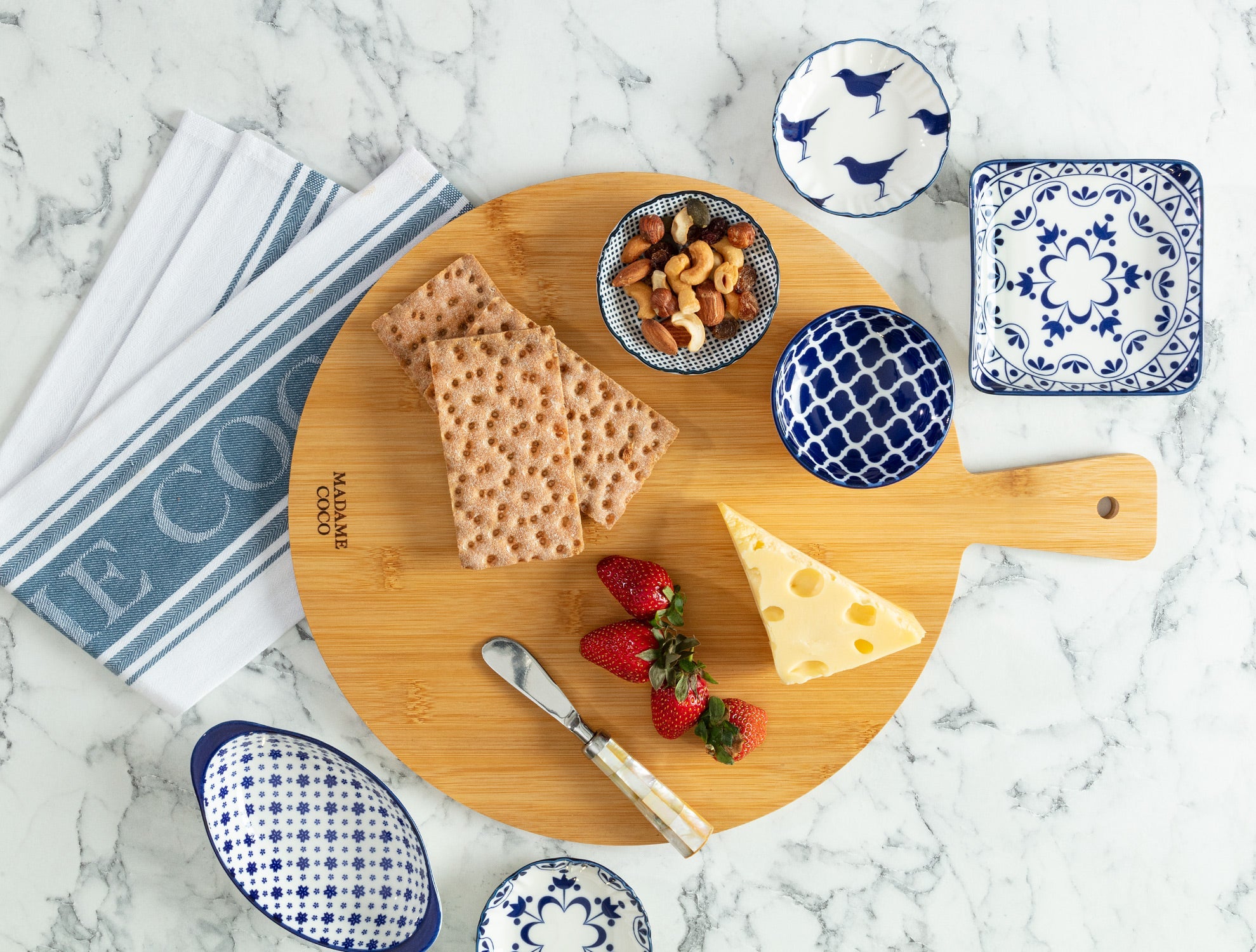 Richelle Bamboo Cutting Board 45x35 - Madame Coco JO