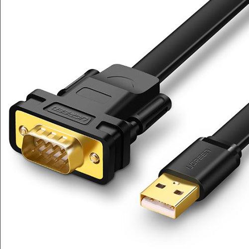 UGREEN USB 2.0 to DB9 RS-232 Adapter Flat Cable