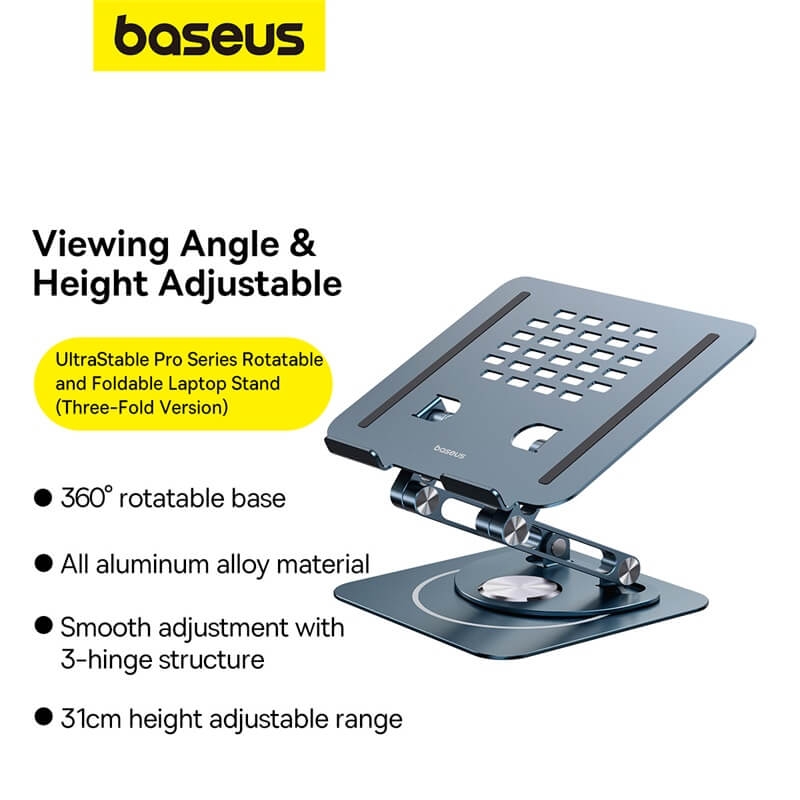 Baseus UltraStable Pro Series Rotatable & Foldable Laptop Stand