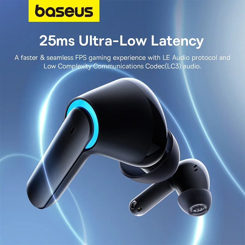 Baseus AeQur G10 True Wireless Earphones with Futuristic Design - White