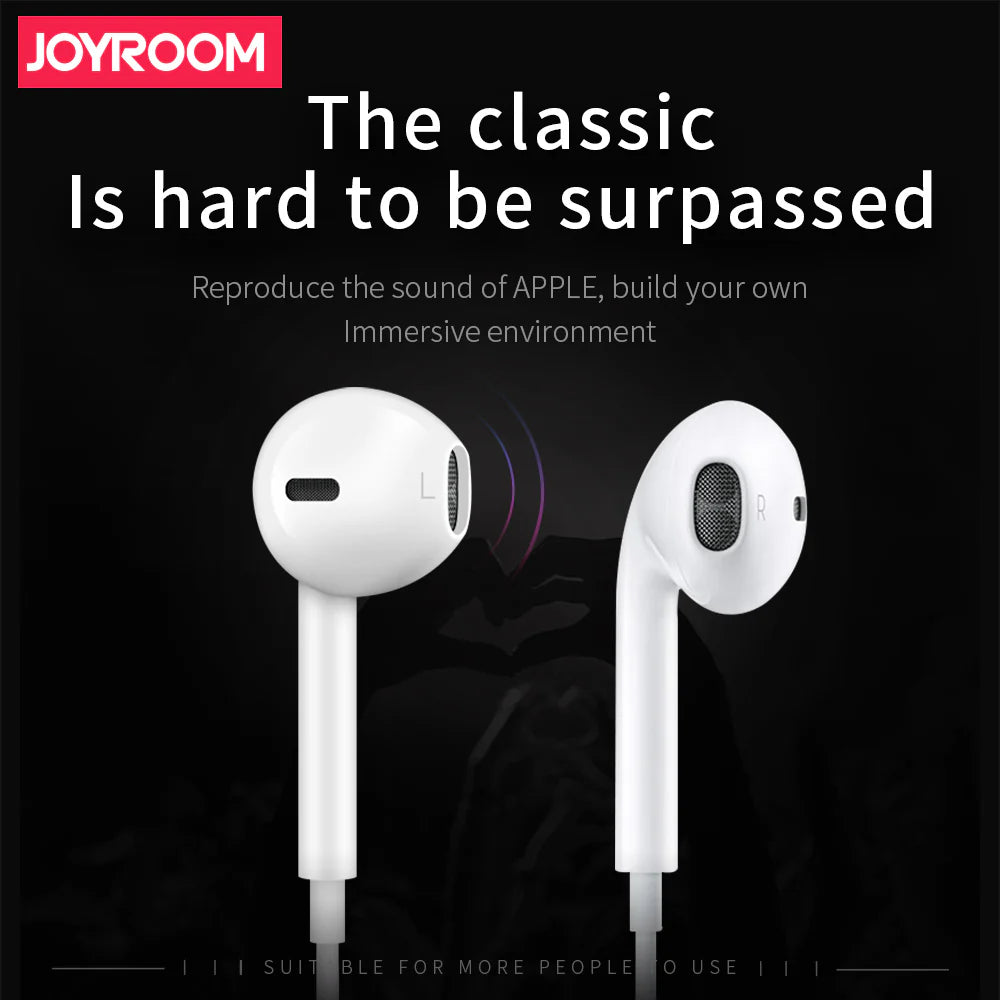 JOYROOM Wired Earphones 3.5mm - High-Quality Sound