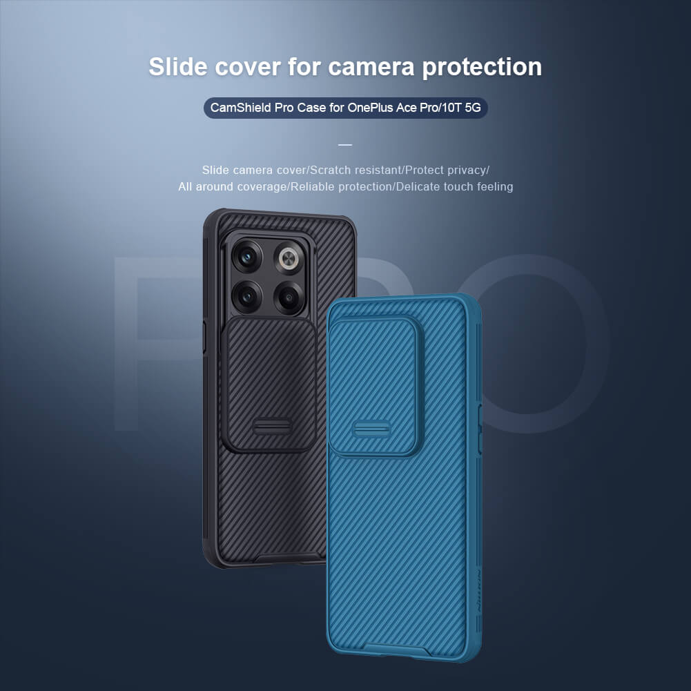 Nillkin CamShield Pro Case for OnePlus Ace Pro and OnePlus 10T 5G