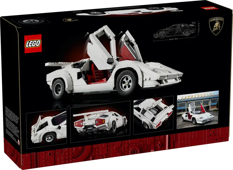 LEGO® Lamborghini Countach 5000 QV – Iconic Supercar Build