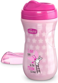 Chicco Glowing Cup 14M+ Leak-Proof & Keeps Drinks Warm - Pink