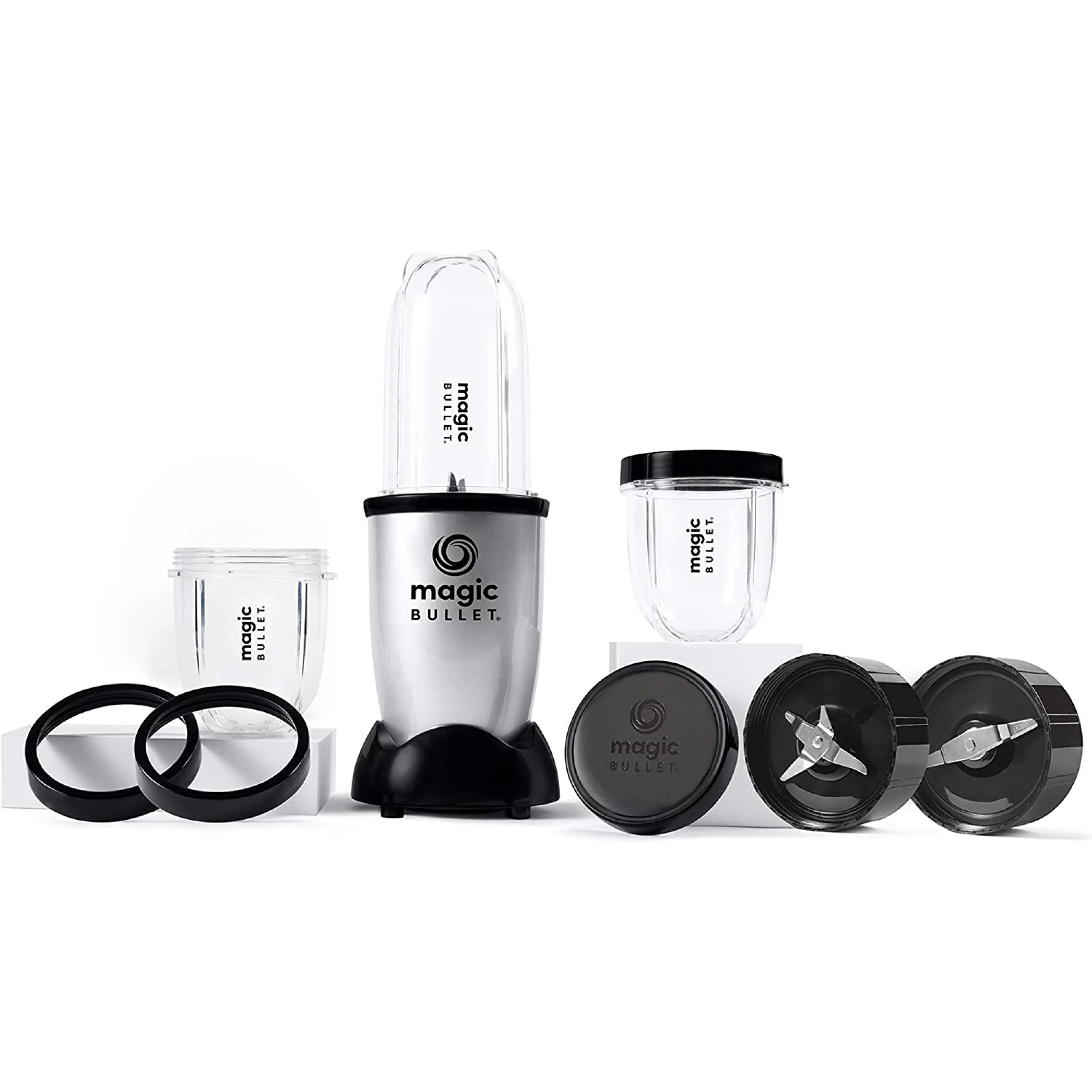 Magic Bullet Blender 400W / 11 Pcs - Silver