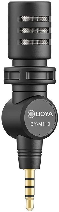 BOYA BY-M110 Mini Condenser Mic – Compact & Pro Audio