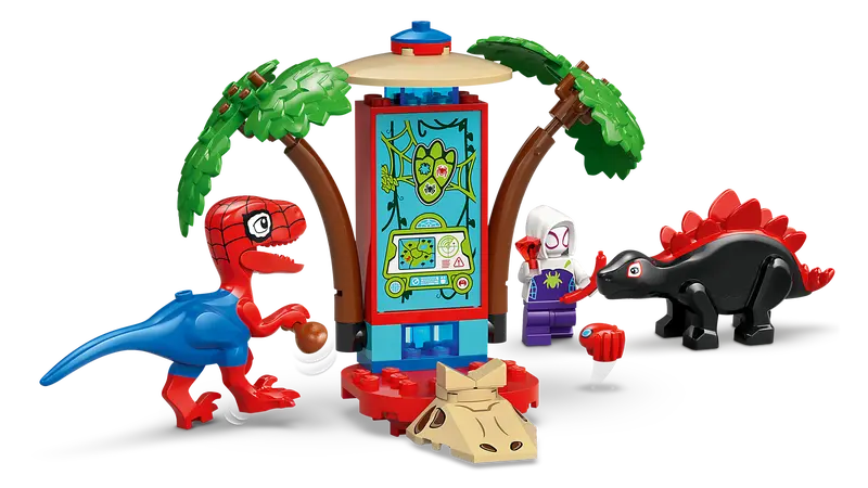 LEGO Spidey and Gobby's Raptor Battle at Tree House 6526770