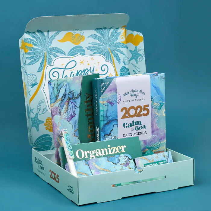 Mofkera Agenda Gift Set 2025 Calm Sea