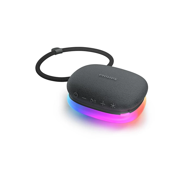 Philips TAS2307BK/97 Bluetooth Speaker with Lights – Black