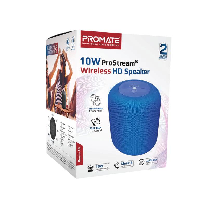 PROMATE Boom 10 Wireless Speaker Clear Sound Anywhere