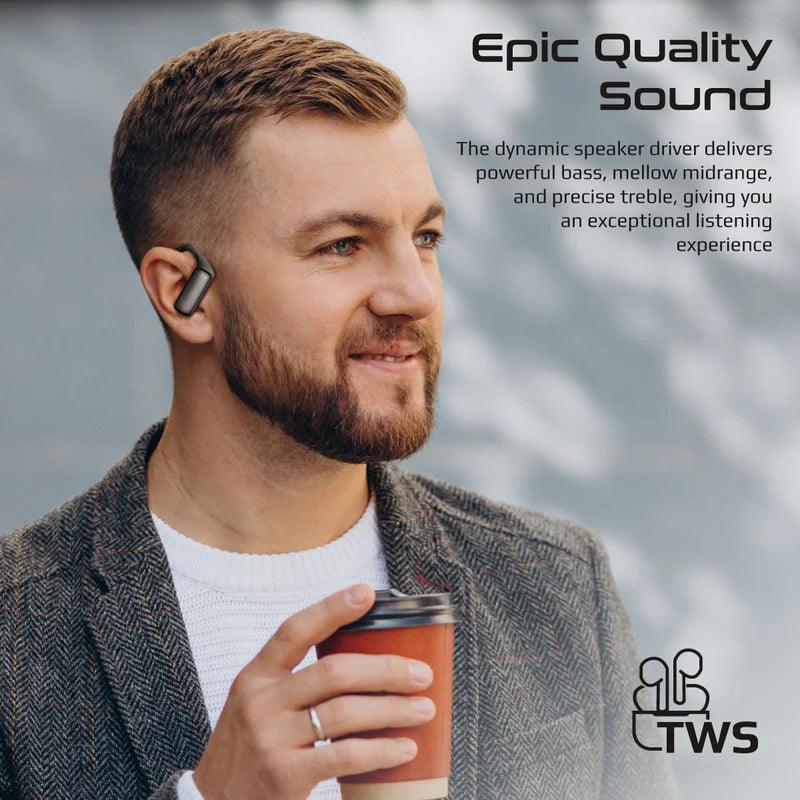 Promate Epic SportFit TWS Earbuds with ENC - Black