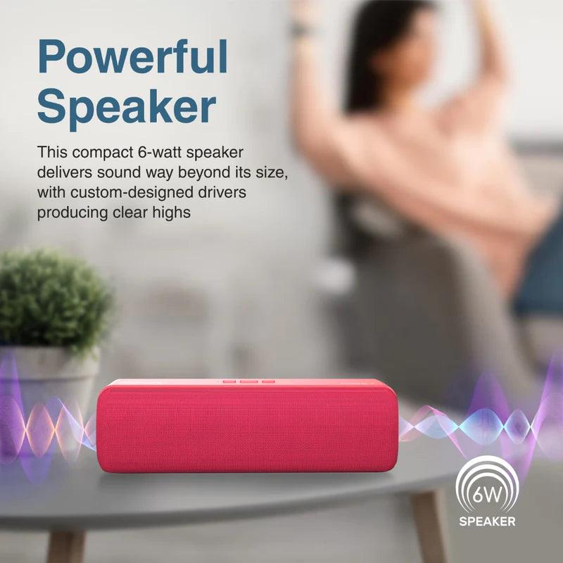 PROMATE Capsule 2 Portable Speaker with CrystalSound HD Audio