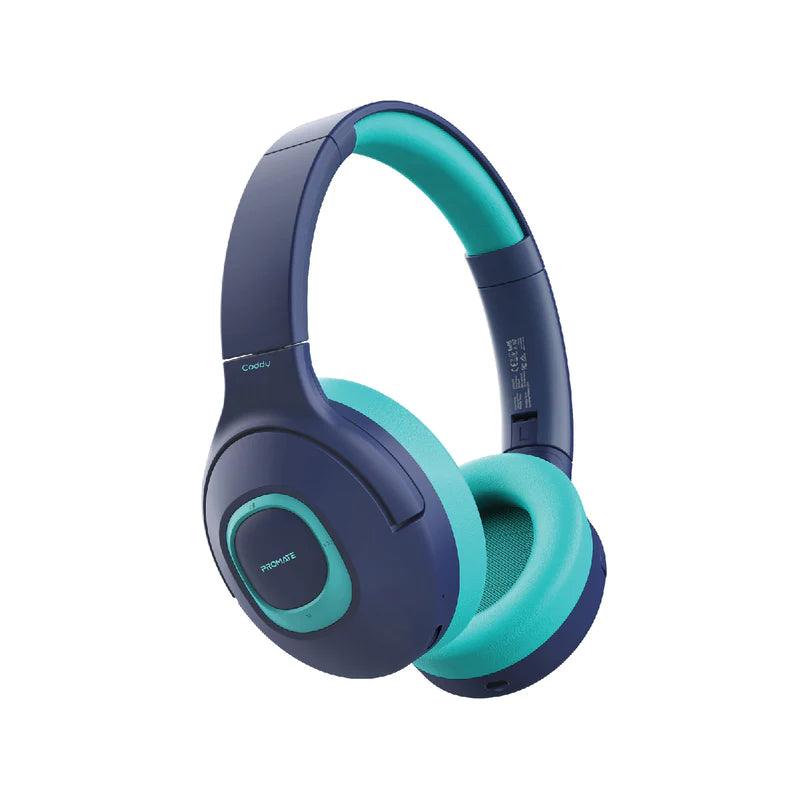 Promate Coddy SafeAudio Wireless Headphones for Kids - Blue