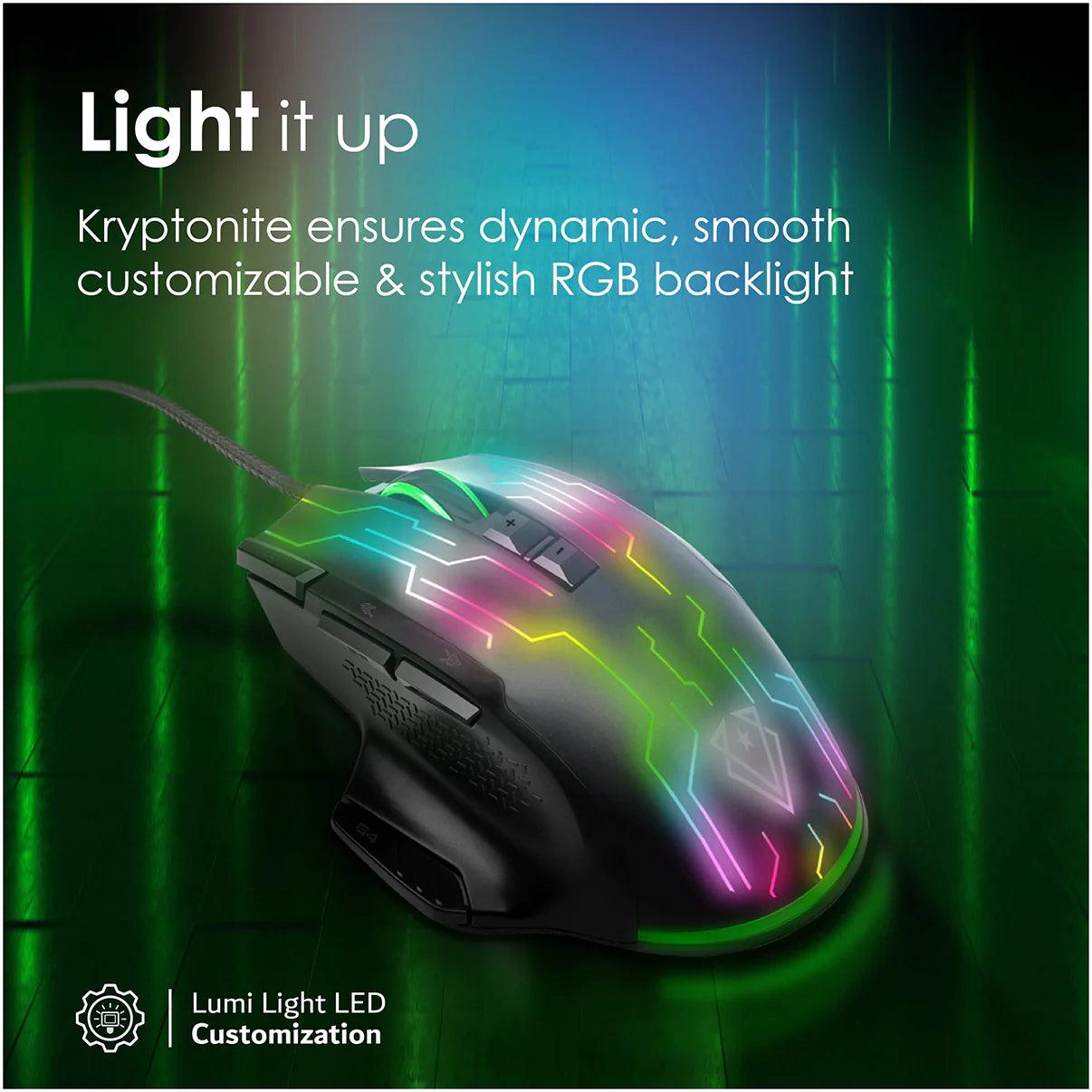 vertux kryptonite wired gaming mouse